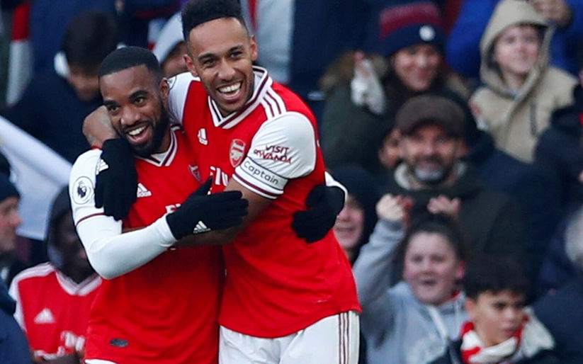 Image for WATCH: Aubameyang’s nervous response after Kevin Prince Boateng asks about future
