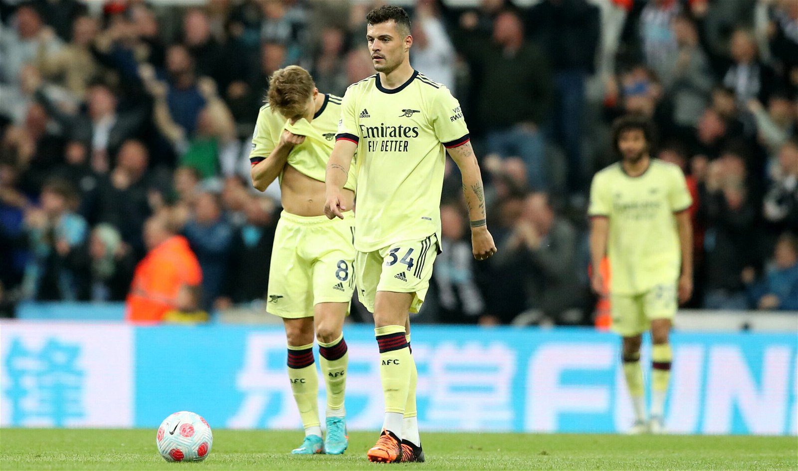 A-dejected-Granit-Xhaka-after-Arsenals-defeat-to-Newcastle-United