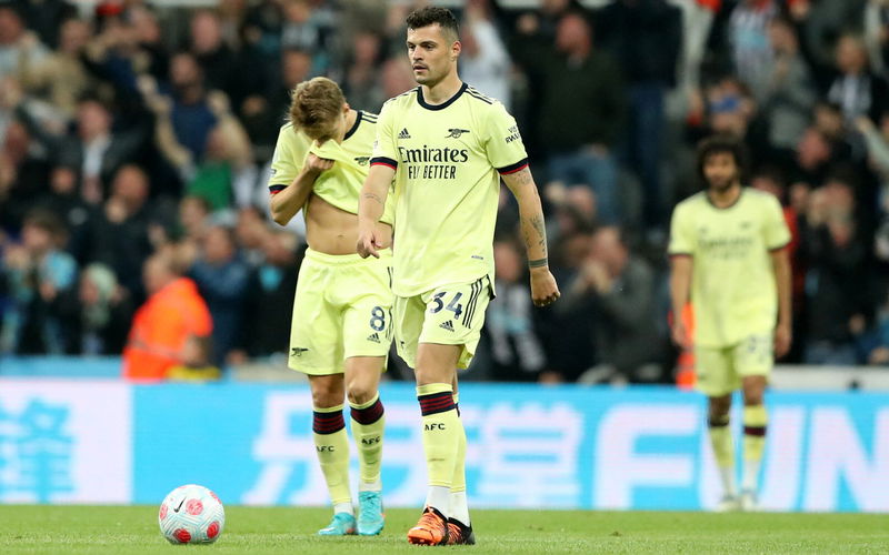 Image for Granit Xhaka slams Arsenal teammates after damaging Newcastle defeat