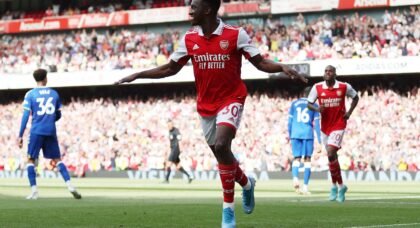 Nketiah double helps Arsenal sink Oxford United