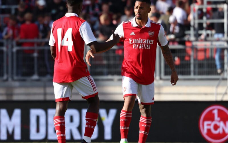Arsenal’s Nketiah speaks on relationship with Gabriel Jesus