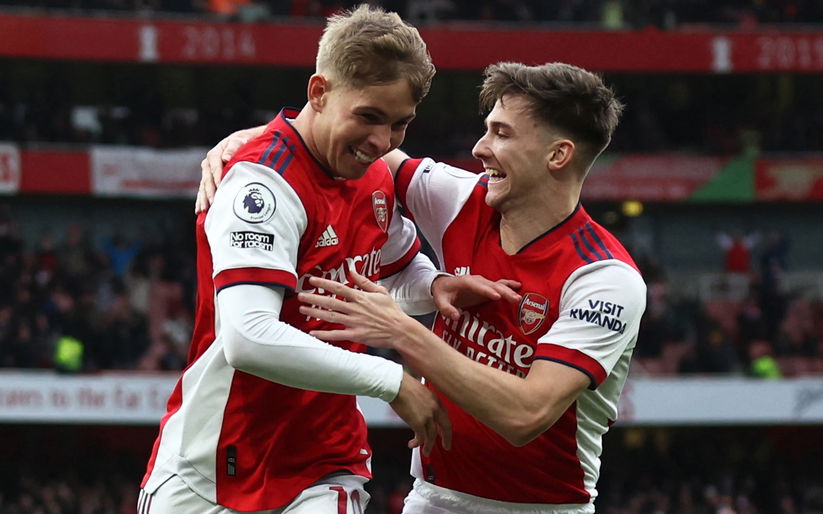 Image for Smith Rowe names the best trainer at Arsenal