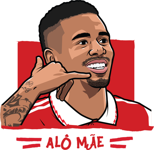 This Gabriel Jesus tshirt is a must own for Arsenal fans Arsenal Mania