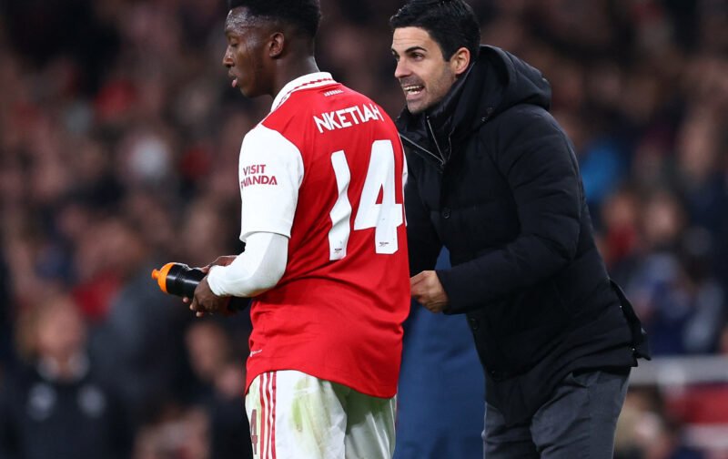 Nketiah shines as Arsenal claim big win against United in five-goal thriller